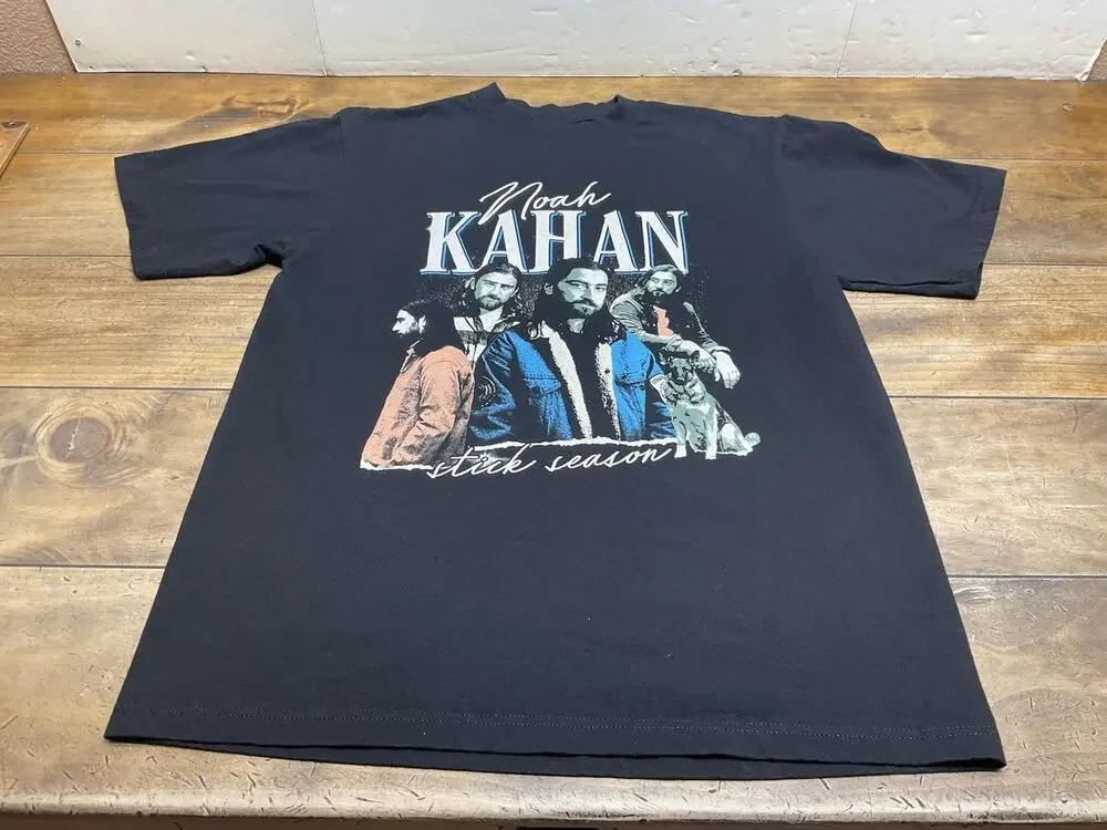 Noah Kahan Shirt Mens Size Large Stick Season Graphic Tee